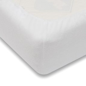 Frottír lepedő ágyba New Baby 160x80 cm fehér