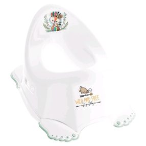   Zenélő gyerek csúszásmentes bili Wild & Free róka fehér