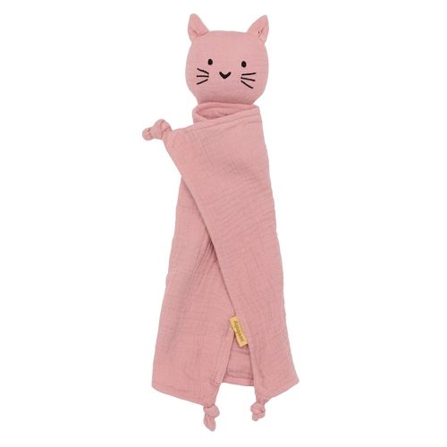 Muszlin szundikendő New Baby Cat pink