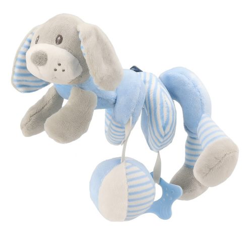 Spirálos játék kiságyra Baby Mix kutya kék