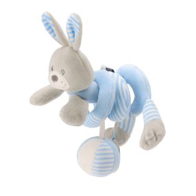 Spirálos játék kiságyra Baby Mix nyúl kék