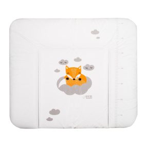 Pelenkázó lap puha New Baby Róka fehér 85x70 cm