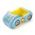 Gyermek felfújható autó Fisher-Price labdákkal 119x79x51 cm