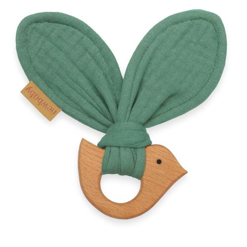Baba rágóka madárral New Baby Bird mint