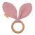 Rágóka levelekkel New Baby Ears pink