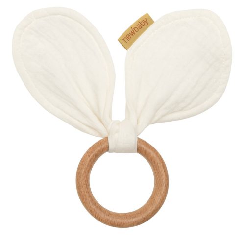 Rágóka levelekkel New Baby Ears white