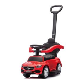   Bébitaxi tolókarral MERCEDES C-Class Deluxe Milly Mally Red