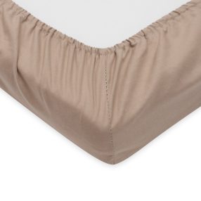   Pamut kiságyba való lepedő pamut New Baby 120x60 cm cappuccino