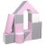 Habkockák – óriási építőkészlet 11 db white-light pink-grey